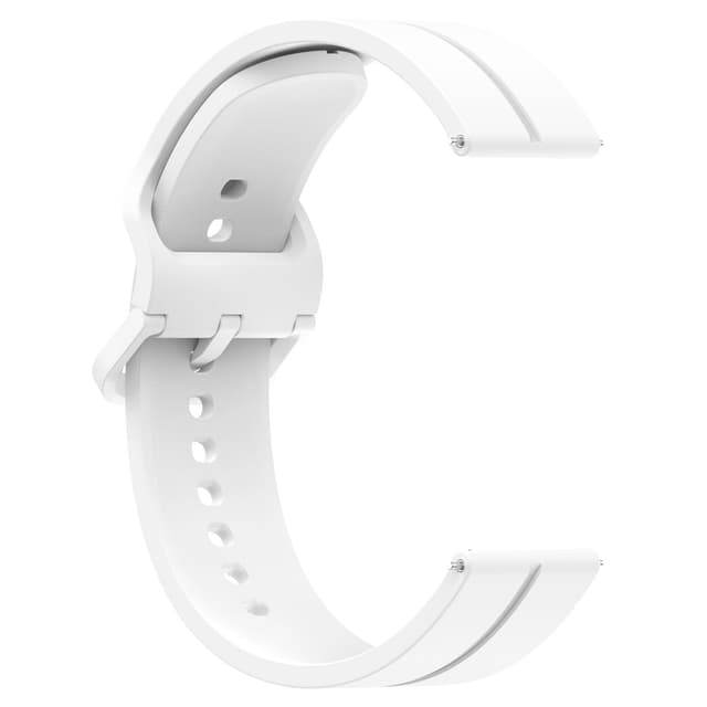 Haylou-kellon silikoniset vaihtoranneke 22mm Valkoinen