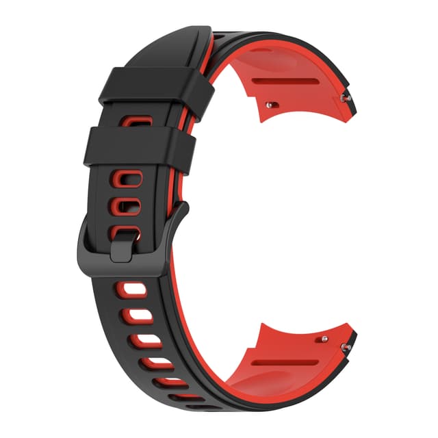 Samsung Galaxy Watch 4 Classic armbånd silikon Svart+rød