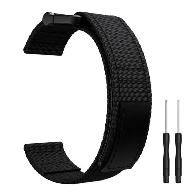 Klockarmband 22 mm till Garmin Fenix 5/6/7 Forerunner Approach Nylon S