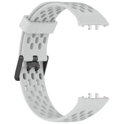 Klokkereim kompatibel med Samsung Galaxy fit3 (SM-R390) hole style silicone Grey