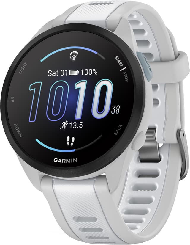 Garmin Forerunner 165 Music sportsklokke (hvit)