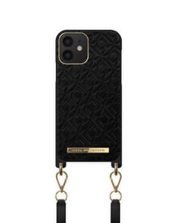 Atelier Necklace iPhone 12/12P Embossed Bk