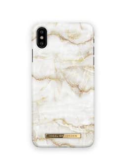 Fashion Case iPhone X/XS Golden Pearl Marble