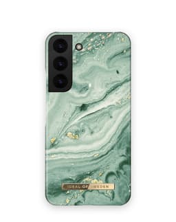 Printed Case Galaxy S22 Mint Swirl Marble