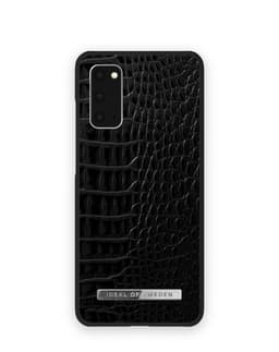 Atelier Case Galaxy S20 Neo Noir Croco Silver