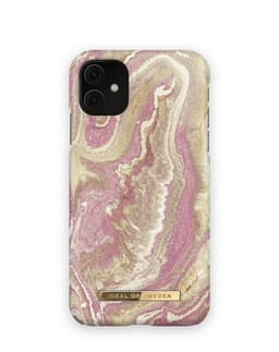 Printed Case iPhone 11/XR Golden Blush Marble