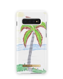 La Escuela iDeal Galaxy S10 Plus Crayon Palm Tree
