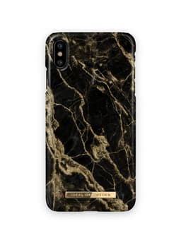 Fashion Case iPhone X/XS Golden Smoke Marble
