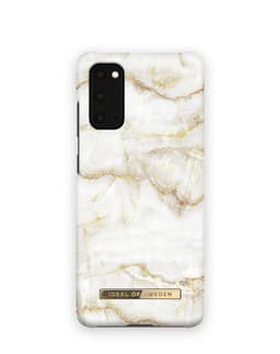 Printed Case Galaxy S20 Golden Pearl Marble