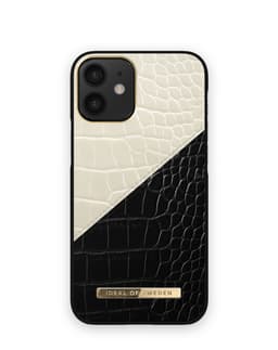 Atelier Case iPhone 12 MINI Cream Black Croco