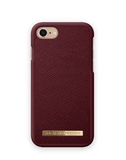 Saffiano Case iPhone 8/7/6/6S/SE Burgundy