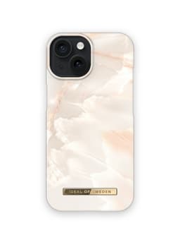 Printed Case MagSafe iPhone 15 Rose Pearl Marble