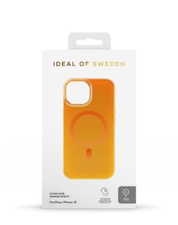 Clear Case MagSafe iPhone 13/14/15 Orange Spritz