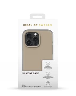 Silicone Case iPhone 15 Pro Max Beige