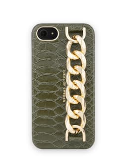 Statement Case iPhone 8/7/6/6S/SE Grn Snake Ch Str