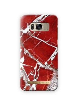 Fashion Case Galaxy S8 Scarlet Red Marble