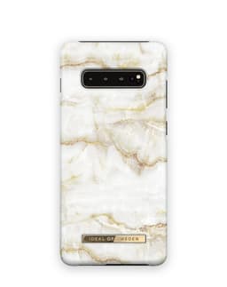 Fashion Case Galaxy S10+ Golden Pearl Marble