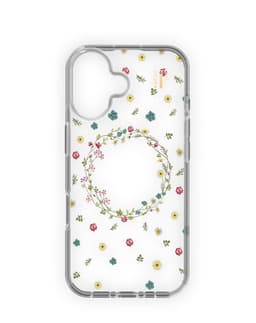 Clear Case iPhone 16 Petite Floral