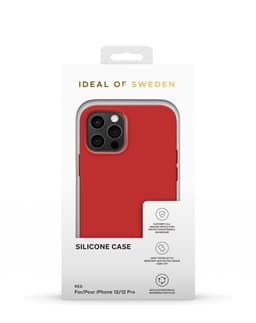 Silicone Case iPhone 12 / 12 Pro Red