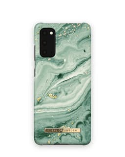 Printed Case Galaxy S20 Mint Swirl Marble
