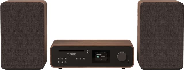 Pure Classic Stereo micro Hi-Fi system (kaffe)
