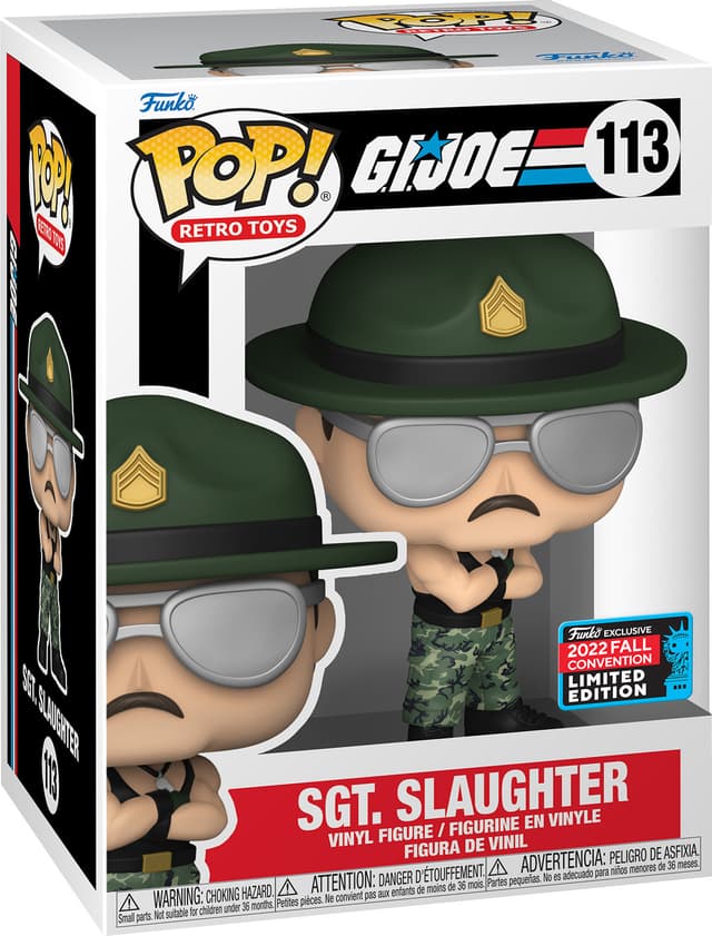 Funko POP! G.I. Joe Sgt. Slaughter figur (Metallic)
