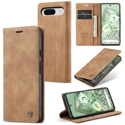 CASEME Plånboksfodral till Pixel 8a - Brun