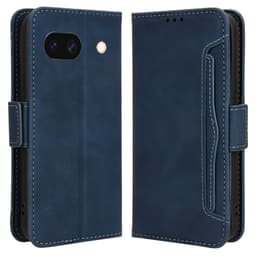 Til Google Pixel 8a Lommebok-deksel med Kortholder - Blå
