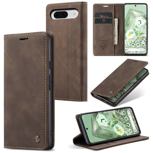 CASEME Plånboksfodral till Pixel 8a - Coffee