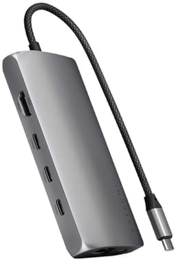 Satechi USB-C 8K Ethernet V3 Multiport USB-hub (Space Grey)
