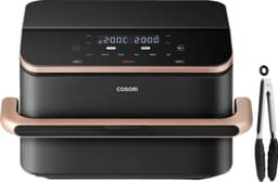 Cosori Dual Blaze TwinFry kiertoilmakypsennin CAF-TF101S (musta)