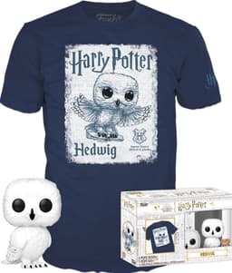 Funko POP! Harry Potter Hedwig figur og T-skjorte (M)