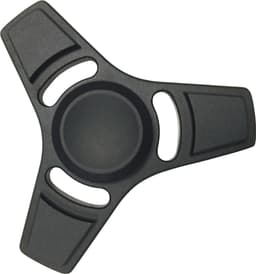Fidget Spinner Star - Sort - Aluminium