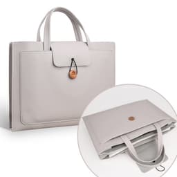 Laptopveske/veske for 13-tommers bærbare datamaskiner Sølvgrå