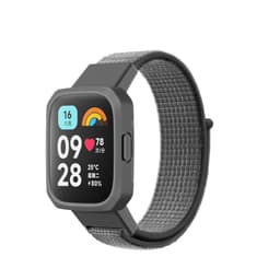 Åndbar justerbar rem i blødt nylon til Redmi Watch 3 Grå