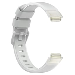 Silikone urarmbåndsarmbånd i tofarvet rem til Fitbit Inspire 3 Lysegrå
