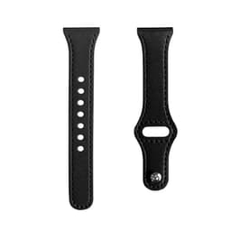 Rivet Style ægte læder urrem 20mm til Samsung Garmin Sort