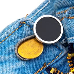 12-pack midjeförlängare för jeans – No Sew Knappförlängare 10 mm