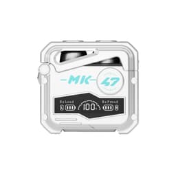 Trådløse ørepropper Bluetooth 5.3 berøringskontroller gaming Hvit