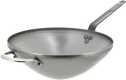 De Buyer Mineral B Element wokpande, kulstofstål, 40 cm