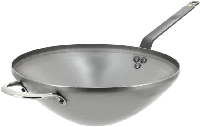 De Buyer Mineral B Element wokpande, kulstofstål, 40 cm