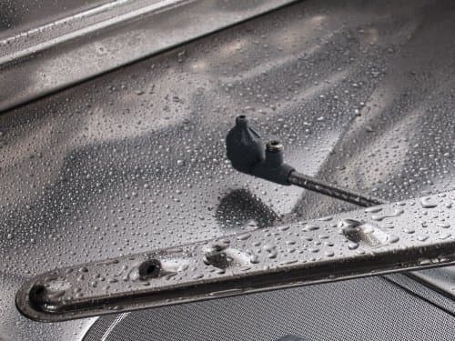 Kraftig spylearm for flasker og vaser