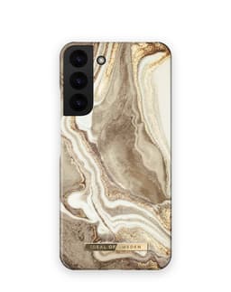 Printed Case Galaxy S22 Plus Golden Sand Marble