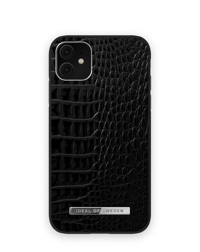 Atelier Case iPhone 11/XR Neo Noir Croco Silver