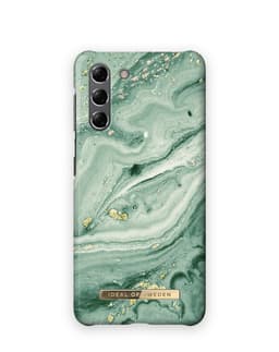 Printed Case Galaxy S21 Mint Swirl Marble