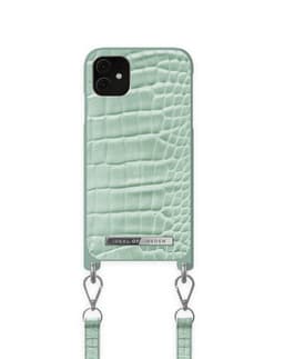 Atelier Necklace Case iPhone 11/XR Mint Croco