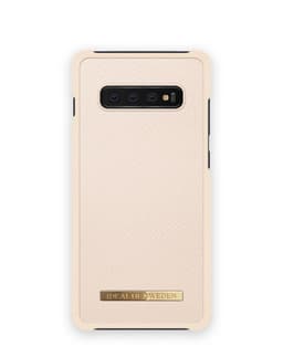 Saffiano Case Galaxy S10+ Beige