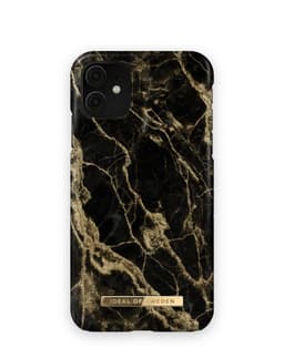 Printed Case iPhone 11/XR Golden Smoke Marble