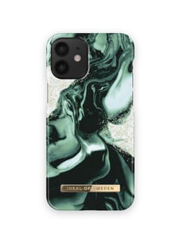 Fashion Case iPhone 12 MINI Golden Olive Marb