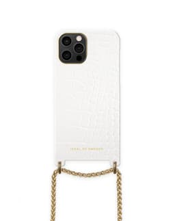Lilou Necklace Case White Croco iPhone 12 PRO MAX